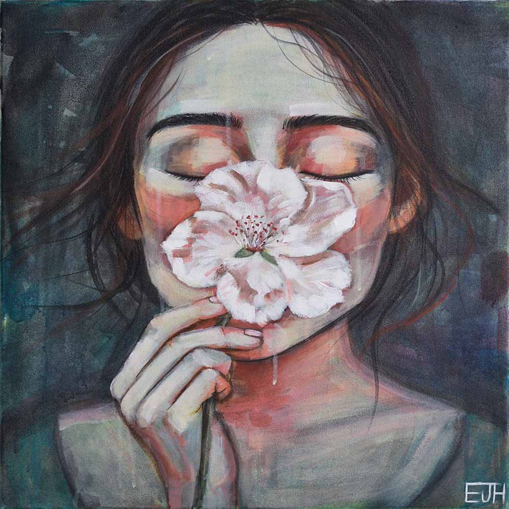 Blush (Girl with Blossom)