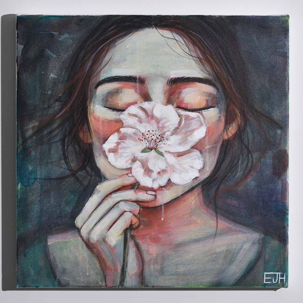 Blush (Girl with Blossom)