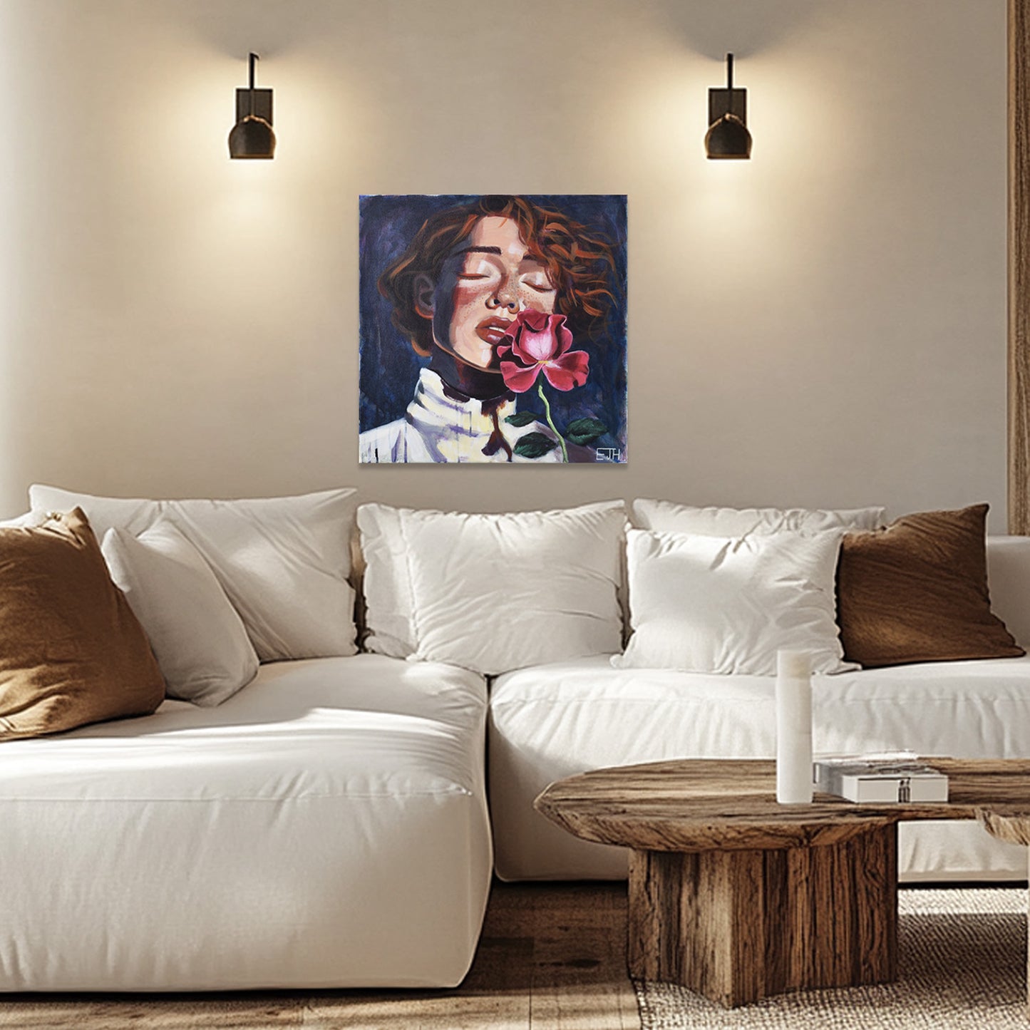 Fragrance (Girl With Rose)