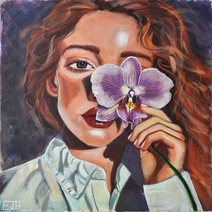 Delicacy (Girl With Orchid)