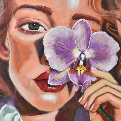 Delicacy (Girl With Orchid)