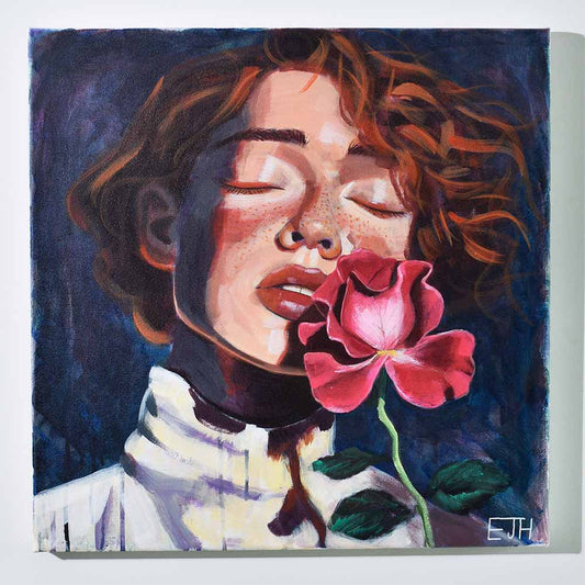 Fragrance (Girl With Rose)