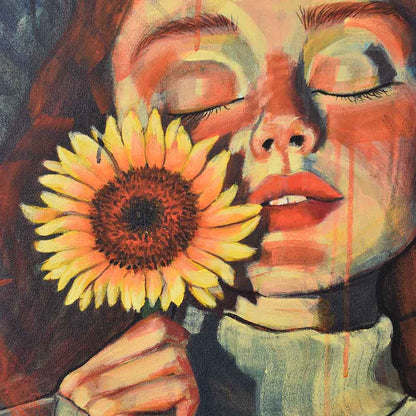 Sunset (Girl With Sunflower)